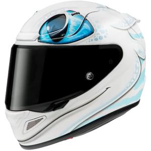 Casque intégral HJC RPHA 12 Light Fury Universal blanc-bleu