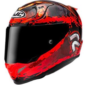 Casque intégral HJC RPHA 12 Diablo Blizzard rouge