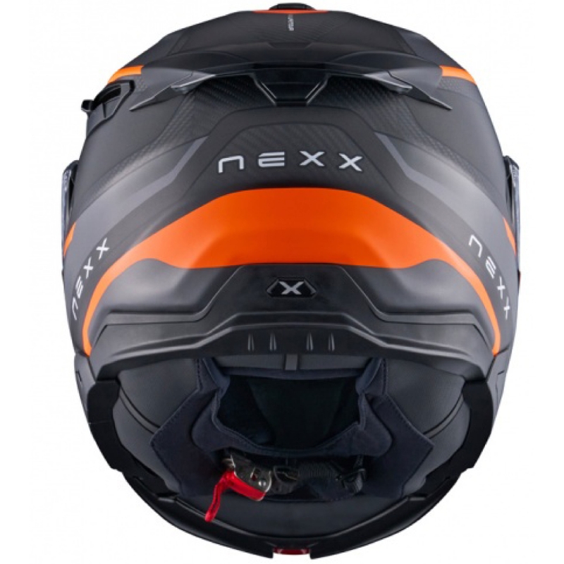 Casque moto modulable Nexx X.Lifetour PRO Mile orange-gris mat soldes
