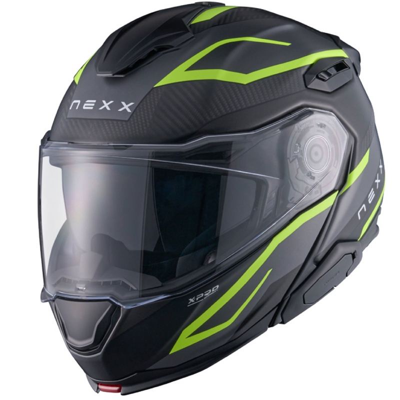 Casque moto modulable Nexx X.Lifetour PRO Mile gris mat-jaune fluo soldes