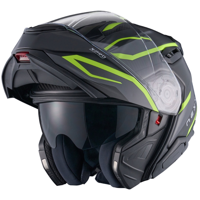 Casque moto modulable Nexx X.Lifetour PRO Mile gris mat-jaune fluo soldes