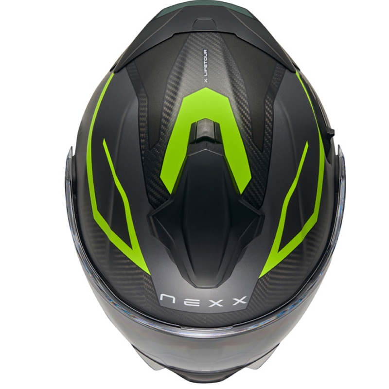 Casque moto modulable Nexx X.Lifetour PRO Mile gris mat-jaune fluo soldes