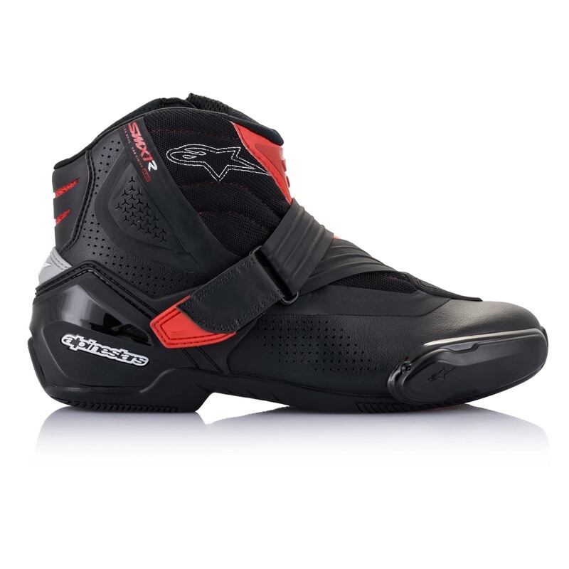 Bottes moto Alpinestars SMX-1 R Vented noir-rouge