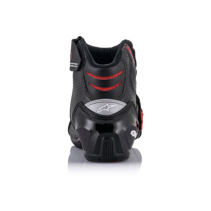 Bottes moto Alpinestars SMX-1 R Vented noir-rouge