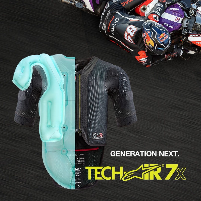 Gilet airbag Alpinestars TECH-AIR®7X System noir-rouge