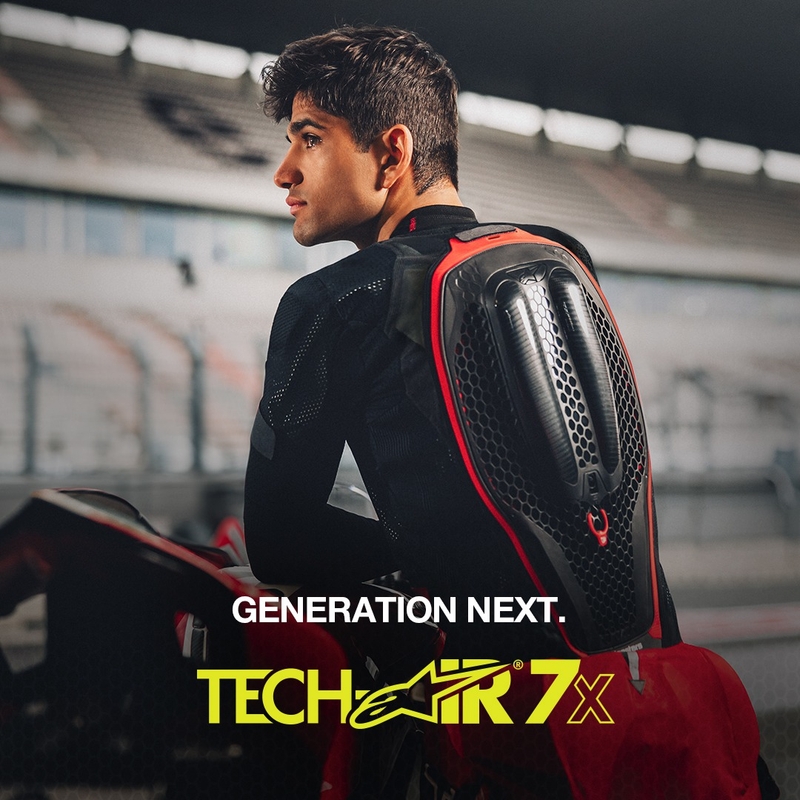 Gilet airbag Alpinestars TECH-AIR®7X System noir-rouge