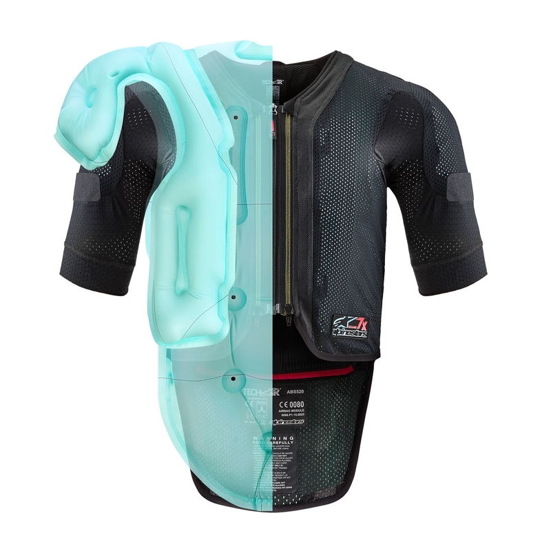Gilet airbag Alpinestars TECH-AIR®7X System noir-rouge