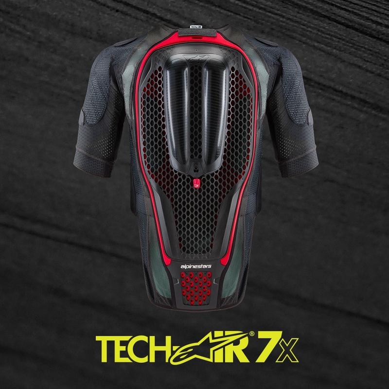 Gilet airbag Alpinestars TECH-AIR®7X System noir-rouge