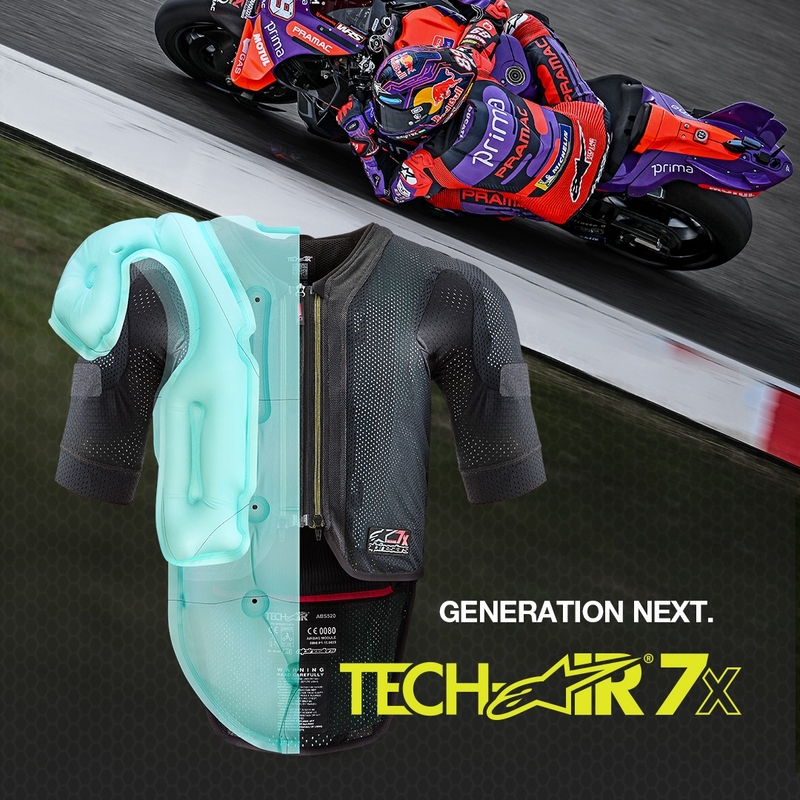 Gilet airbag Alpinestars TECH-AIR®7X System noir-rouge