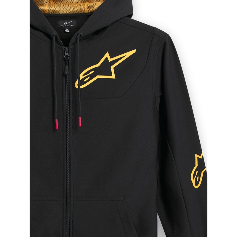 Sweat à capuche Alpinestars Sessions 3 noir-or