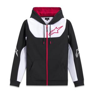 Sweat à capuche Alpinestars Sessions 3 noir-blanc-rouge