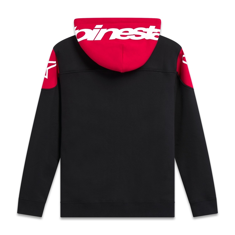 Sweat à capuche Alpinestars Velocity noir-rouge