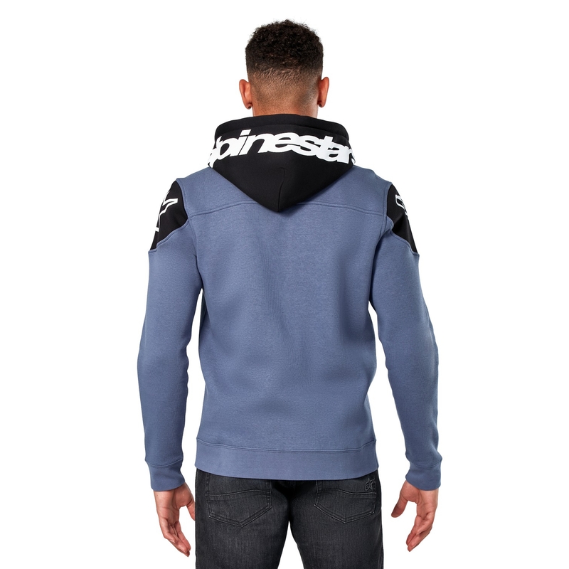 Sweat à capuche Alpinestars Velocity bleu-noir