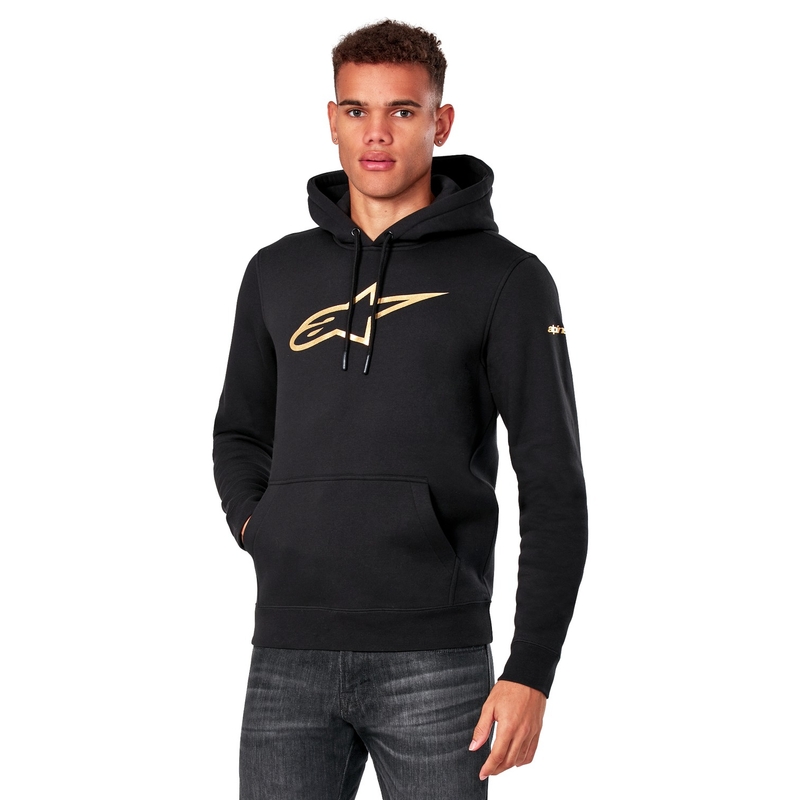 Sweat à capuche Alpinestars Gilded noir-or