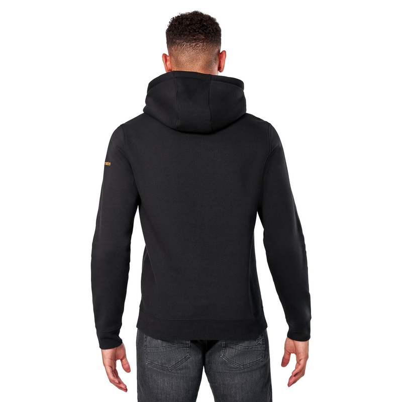 Sweat à capuche Alpinestars Gilded noir-or