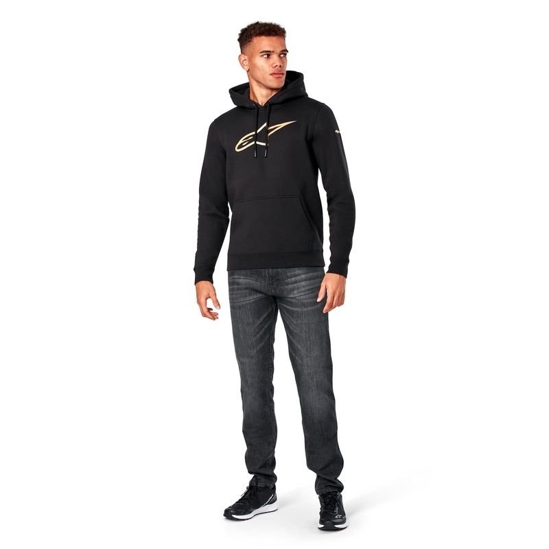 Sweat à capuche Alpinestars Gilded noir-or