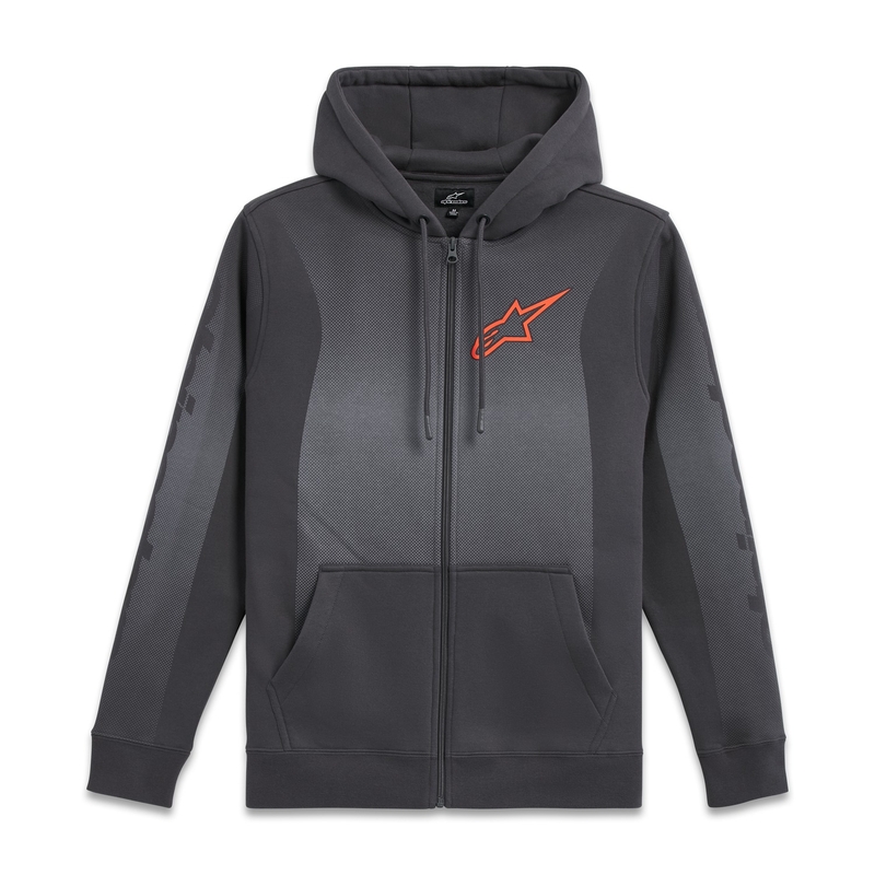 Sweat à capuche Alpinestars Arising gris foncé-gris clair