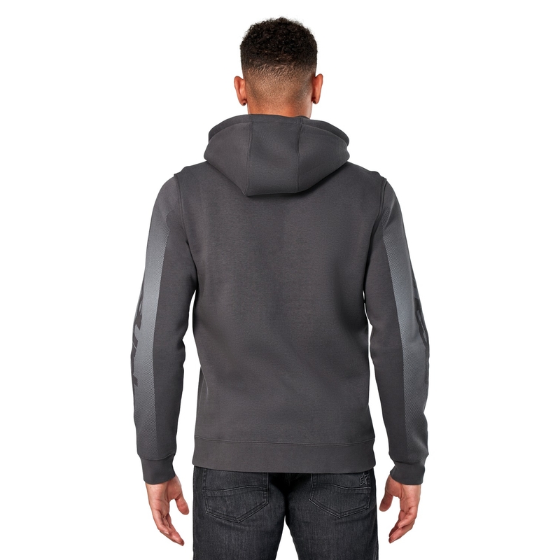 Sweat à capuche Alpinestars Arising gris foncé-gris clair