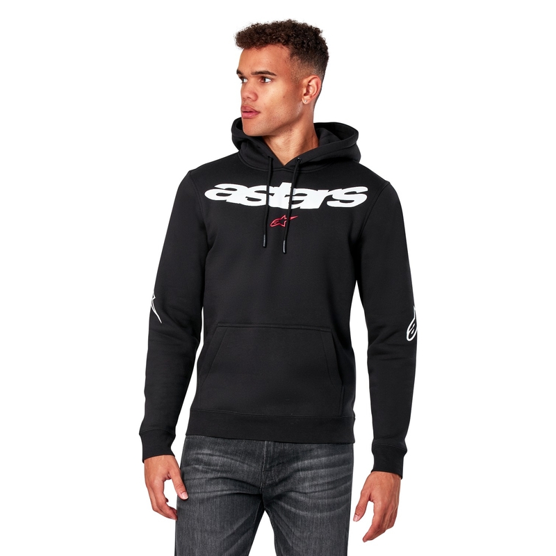 Sweat à capuche Alpinestars Elliptic noir