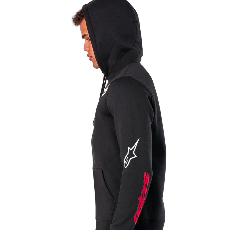 Sweat à capuche Alpinestars Elliptic noir