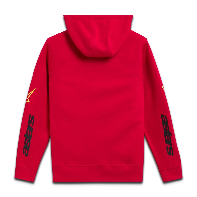 Sweat à capuche Alpinestars Elliptic rouge