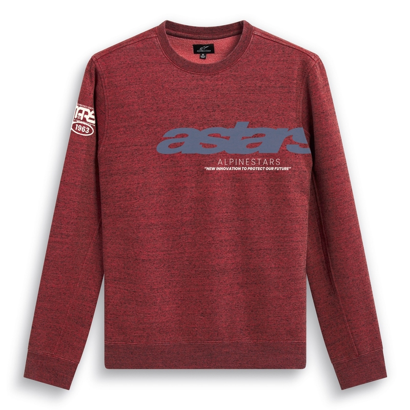 Polaire Alpinestars Episode Crew rouge foncé