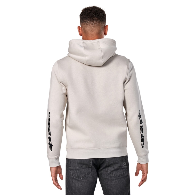 Sweat à capuche Alpinestars Quickness blanc cassé