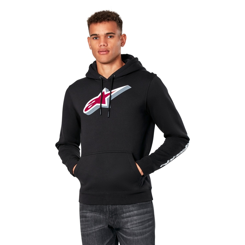 Sweat à capuche Alpinestars Quickness noir