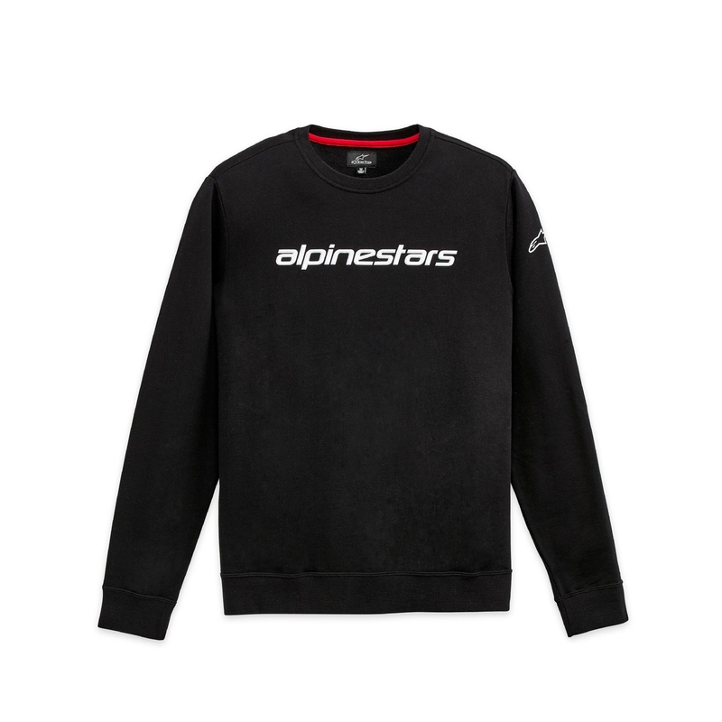 Alpinestars Linear Crew 3 noir et blanc sweat à capuche