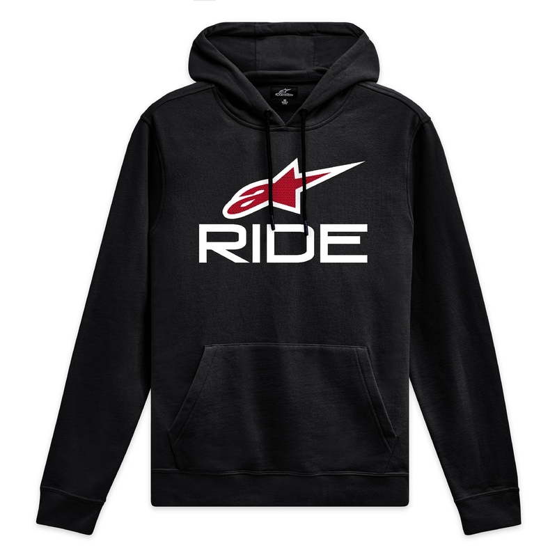 Alpinestars Ride Hoodie 4 noir-blanc-rouge