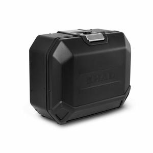Kompletní sada bočních černých hliníkových kufrů SHAD TERRA BLACK 36L/36L , včetně montážní sady SHAD DUCATI MULTISTRADA 950 / 1200 / 1260