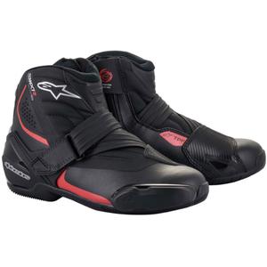 Bottes moto Alpinestars SMX-1 R noir-rouge