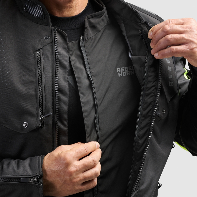 Veste imperméable Rebelhorn In &amp; Out HydraShield PRO noir