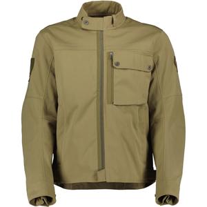 Blouson moto SCOTT JACKET VINTAGE COVERT vert