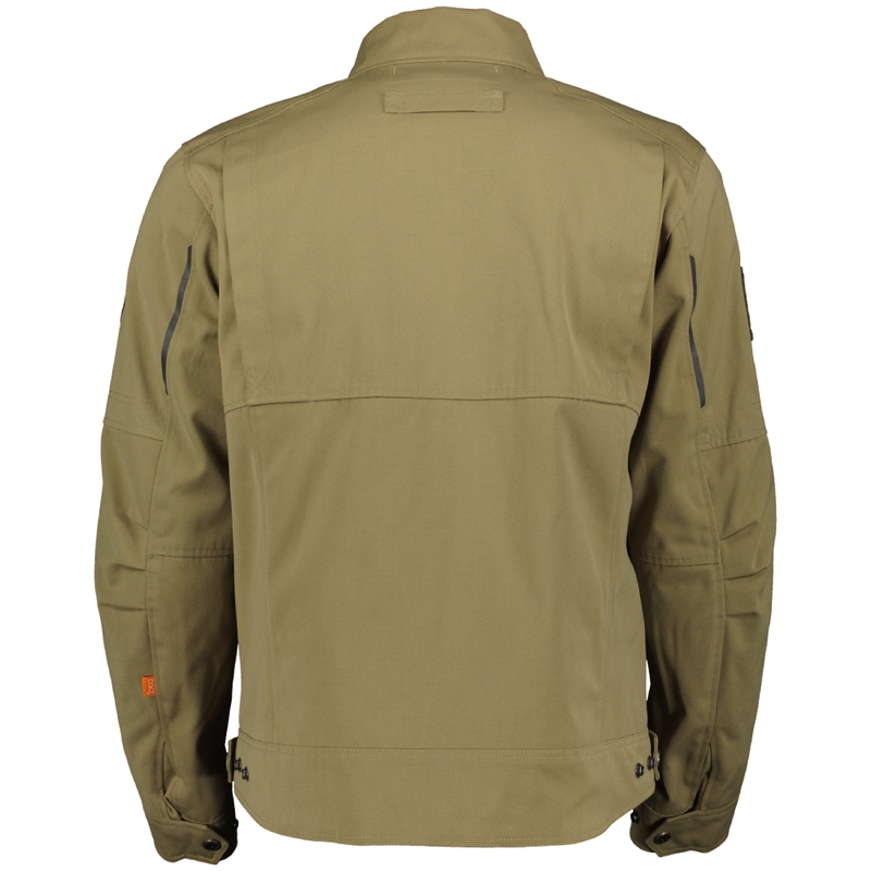 Blouson moto SCOTT JACKET VINTAGE COVERT vert