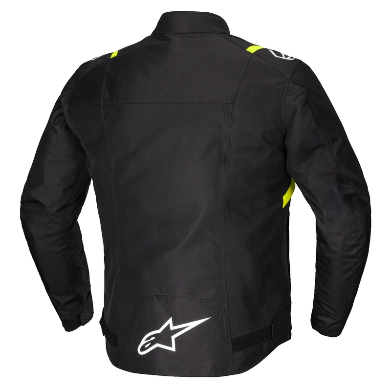 Blouson moto imperméable Alpinestars T-SPS 2 noir-blanc-jaune fluo