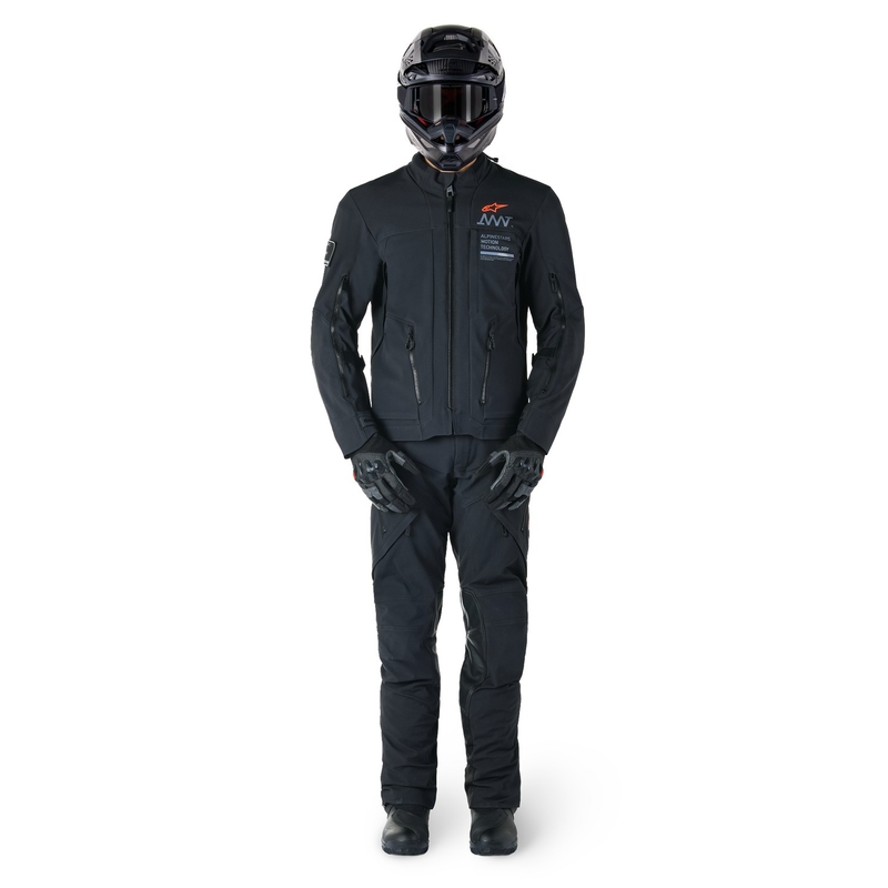 Veste de moto Alpinestars AMT-8 Stretch Drystar XF noir