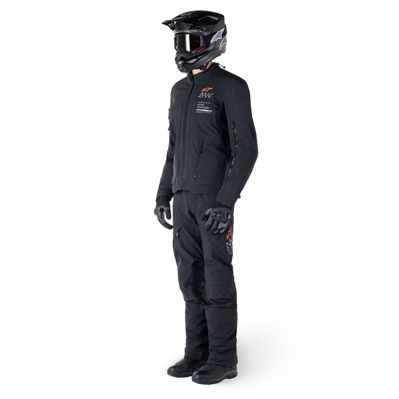 Veste de moto Alpinestars AMT-8 Stretch Drystar XF noir
