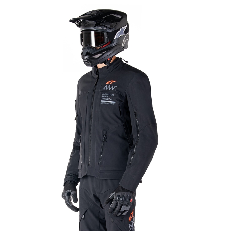 Veste de moto Alpinestars AMT-8 Stretch Drystar XF noir