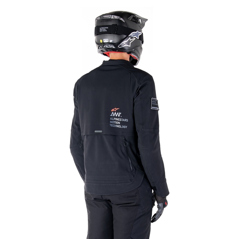 Veste de moto Alpinestars AMT-8 Stretch Drystar XF noir