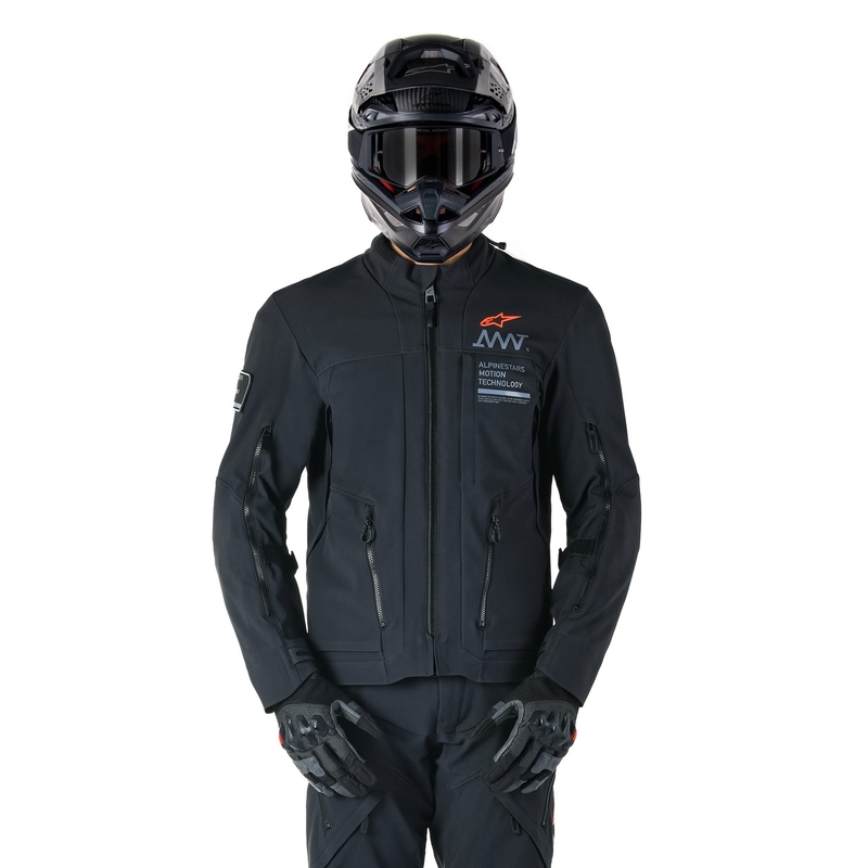 Veste de moto Alpinestars AMT-8 Stretch Drystar XF noir