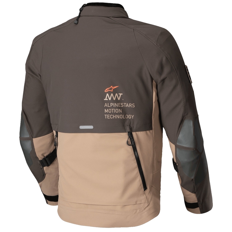 Blouson moto Alpinestars AMT-8 Stretch Drystar XF marron-kaki