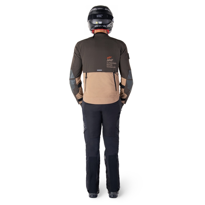 Blouson moto Alpinestars AMT-8 Stretch Drystar XF marron-kaki
