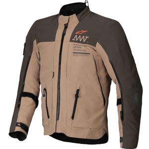 Blouson moto Alpinestars AMT-8 Stretch Drystar XF marron-kaki