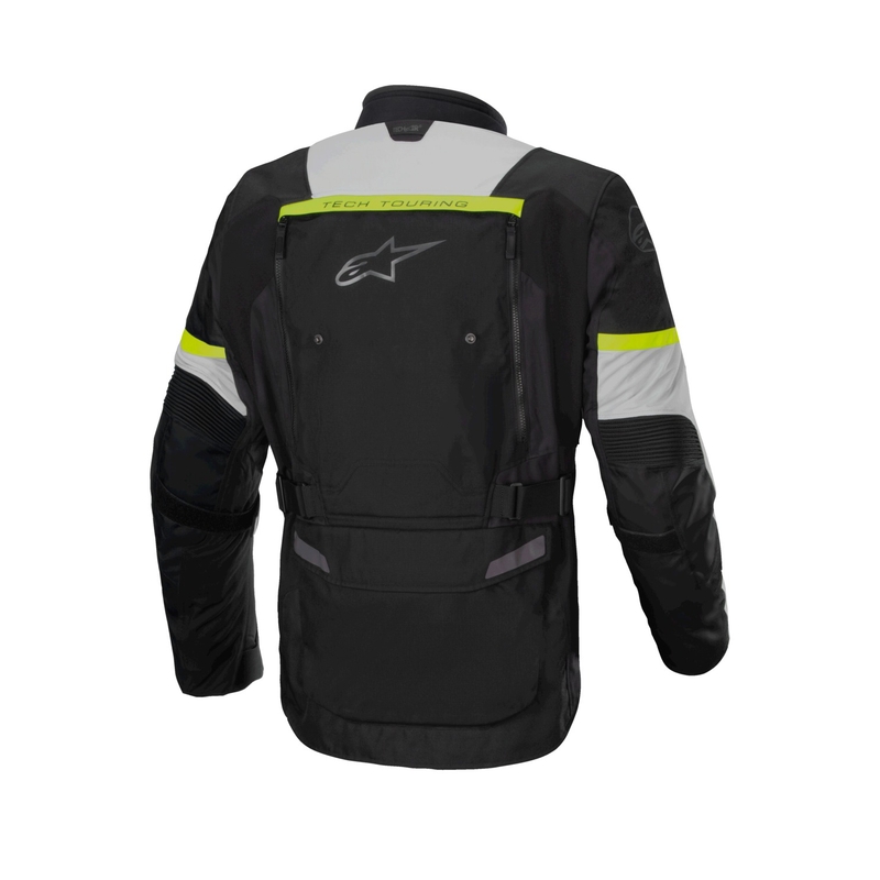 Blouson moto Alpinestars Bogota PRO Drystar noir-gris-jaune fluo