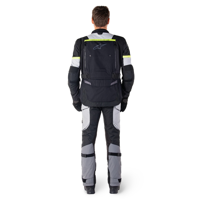 Blouson moto Alpinestars Bogota PRO Drystar noir-gris-jaune fluo