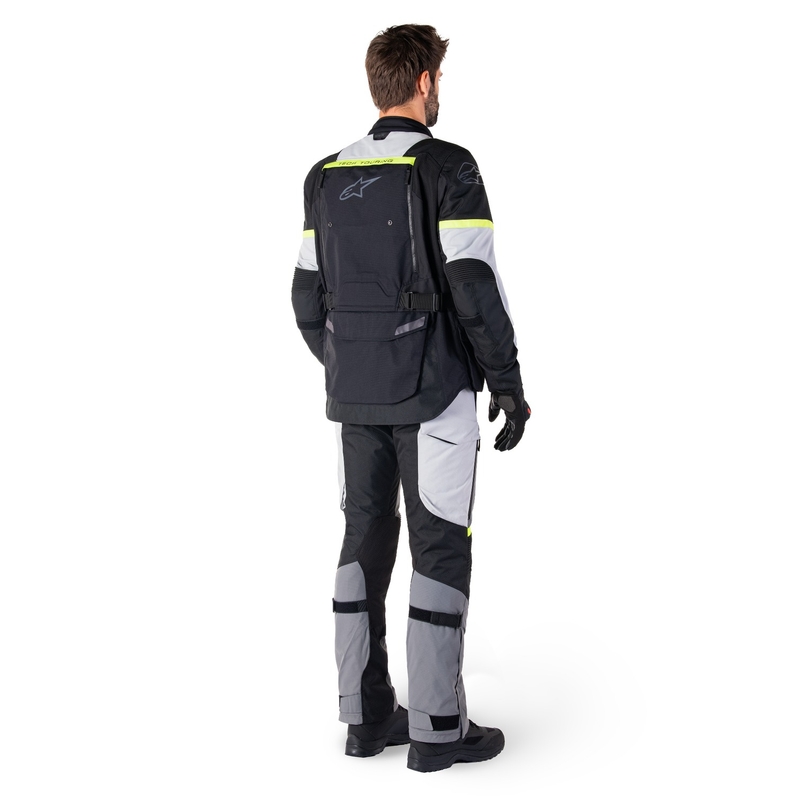 Blouson moto Alpinestars Bogota PRO Drystar noir-gris-jaune fluo