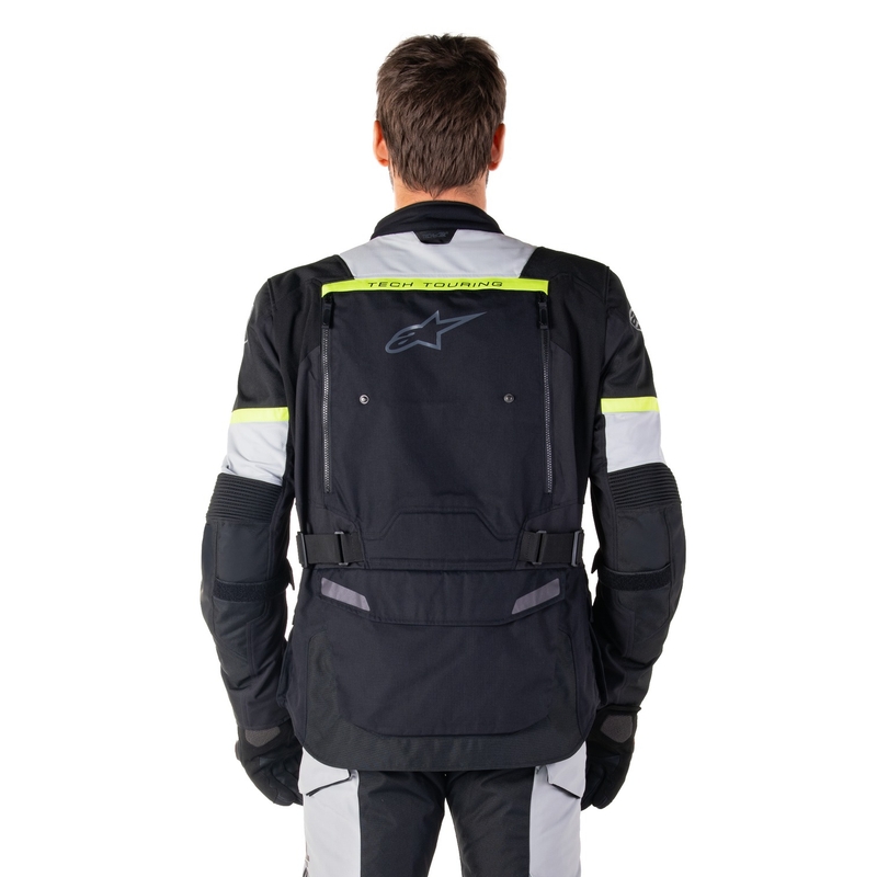 Blouson moto Alpinestars Bogota PRO Drystar noir-gris-jaune fluo
