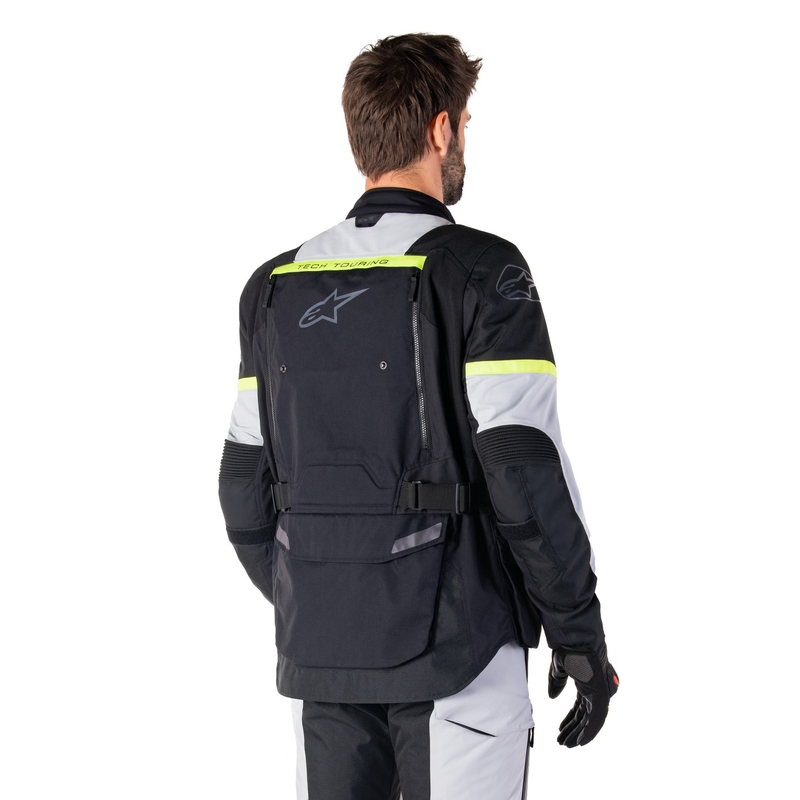 Blouson moto Alpinestars Bogota PRO Drystar noir-gris-jaune fluo
