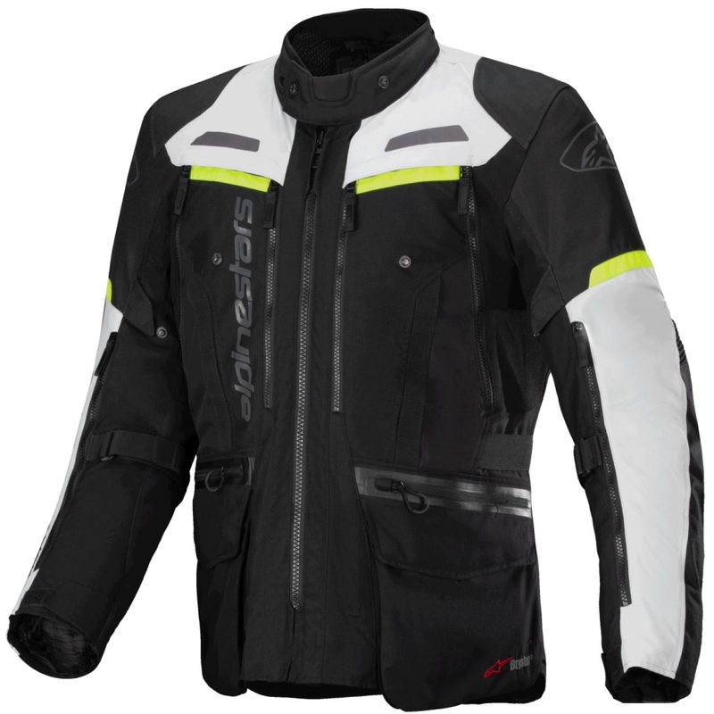 Blouson moto Alpinestars Bogota PRO Drystar noir-gris-jaune fluo